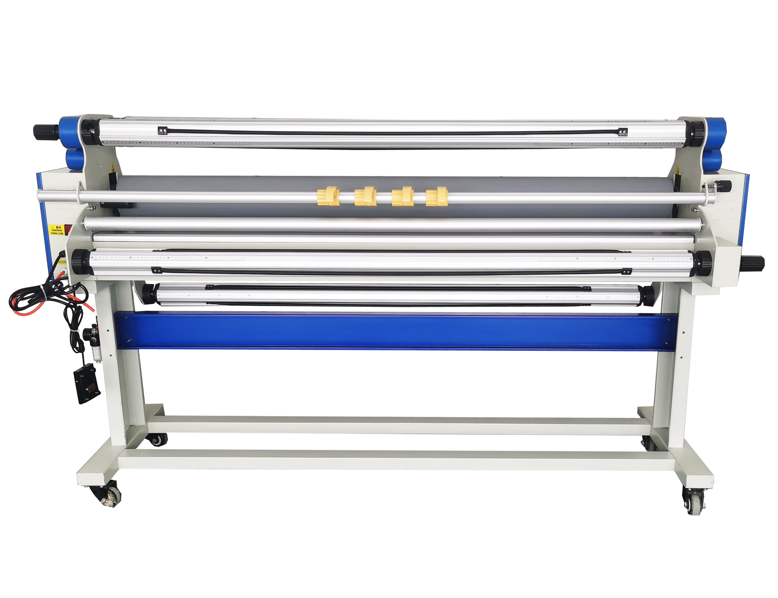 LIVIVOX Full-Auto Cold Laminator Machine with Heat Assisted and Trimmer, 67" Wide Format, Max laminating speed 40 ft/min