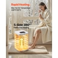 thumbnail image 2 of VEVOR 20L Towel Warmer Bucket with LED Dispaly 4 Hooks and Security Lock White, 2 of 9