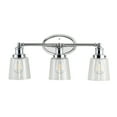 thumbnail image 3 of JONATHAN Y Beverly 22.5" 3-Light Iron/Seeded Glass Classic Cottage LED Vanity Light, Chrome, 3 of 6