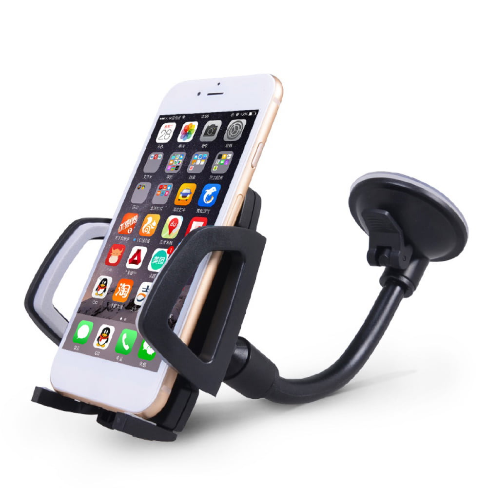 HYDa Universal Car Windshield Phone Holder Long Arm Stand Bracket with  Suction Cup