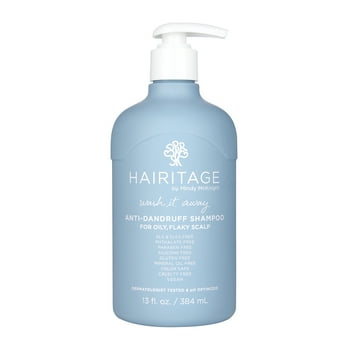 Hairitage Wash It Away Anti-Dandruff Shampoo | Dandruff  for Oily, Flaky Scalp, 13 fl oz