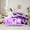 Purple, variant on jejeloiu Volleyball Game 7pcs Bedding Comforter Set,Patchwork Geometric Plaid Queen Bedding Sets,Sport Theme Queen Sheet Sets For Girls,Breathable Home Decor Reversible