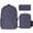 Color-1, variant on Colorful Phone Pattern Background Backpack Student BookBag Bag Shoulder Bags 3ps Insulated Lunch Bag Pencil Case