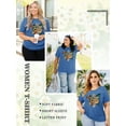 thumbnail image 4 of XCHQRTI Christian Shirts for Women Plus Graphic Blessed Girl Tees Jesus Religous Tops, 4 of 8