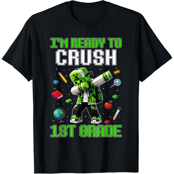 Back To School 1St Grade Gamer First Day Of First Grade T-Shirt Unisex S-5XL Hot Trending Shirt Birthday Gift