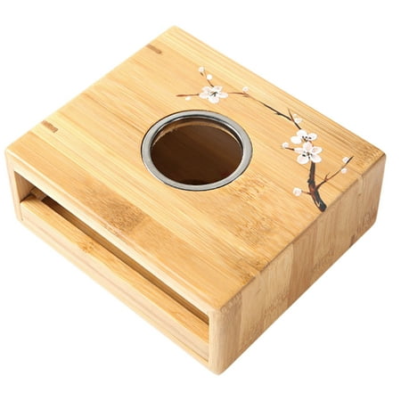 

Younar Bamboo Tea Warmer | Warm Tea Stove Glass Teapot Heating Base | Durable Japanese-style Thermostat Wine Temperature Base