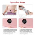 thumbnail image 4 of Wearable Heating Pad for Cramps Heated Back Brace Back Warmer Heating Pad 3 Gear Electric Heating Pad Lightweights Back, 4 of 5