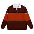 thumbnail image 2 of Hombres Camisa de Manga Larga Vintage Impreso Botón Abajo Cuello Turndown Casual Verano Sólido, 2 of 5