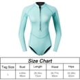 thumbnail image 2 of Vjnyvs Diver Diving Suit for Women 2mm Neoprene Diving Equipment Long Sleeve Bikini Swimsuit Stretch Swimwear for Diving Surfing, 2 of 7