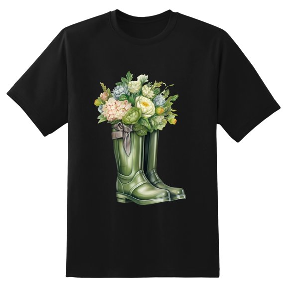 Men's Graphic TeeFlowers (1) Letter Print T-Shirts Round Neck Short Sleeves Sizes XS-5XL Summer Daily Casual Tops