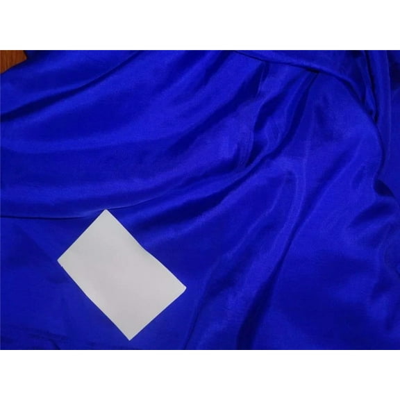 14mm royal blue color plain habotai silk fabric
