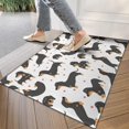 thumbnail image 4 of Dachshund and Heart Door Rugs,Washable Non Slip Door Mats Indoor,Decorative Door Mats,Entry Mat Indoor for Entrance,Bedroom,Kitchen,Bathroom,17"x30", 4 of 6