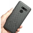 thumbnail image 6 of Case with Clip for LG G8 ThinQ, Nakedcellphone [Black Tread] Kickstand Cover with [Rotating/Ratchet] Belt Hip Holster Holder Combo for LG G8 ThinQ (LM-G820), 6 of 8
