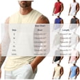 thumbnail image 3 of Qiyinn Mens Gym Sleeveless Tank Top Workout Muscle Shirt Cut Open Quick Dry Bodybuilding Vest, 3 of 5