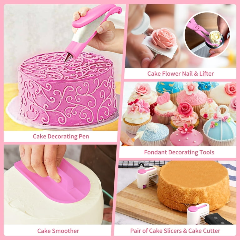 493 PCS Cake Decorating Supplies Kit Professional Cupcake DIY Baking Tools  Set
