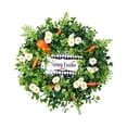 thumbnail image 2 of Flor artificial Happy Easter Wreath 40cm Decoraciones para Festival Party, Banquet, Wedding Decor Ligero Durable, 2 of 9