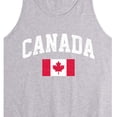 thumbnail image 2 of Instant Message - Canada Flag - Men's Jersey Tank Top, 2 of 5