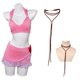 thumbnail image 3 of Traje de baño de Cosplay de Aerith de Final Fantasy 7, disfraz para mujeres y niñas, conjunto de bikini de dos piezas, traje de baño, disfraz de Halloween, 3 of 5