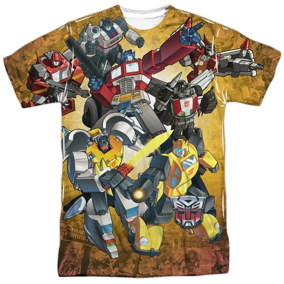 Transformers - Autobots V Decepticons - Short Sleeve Shirt - Large