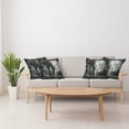 thumbnail image 4 of Ambesonne Grey Throw Pillow Cover 4 Pack, Exotic Wildlife, 16", Grey, 4 of 5