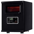 thumbnail image 1 of Goplus 1500W Electric Portable Infrared Quartz Space Heater Remote Black, 1 of 10