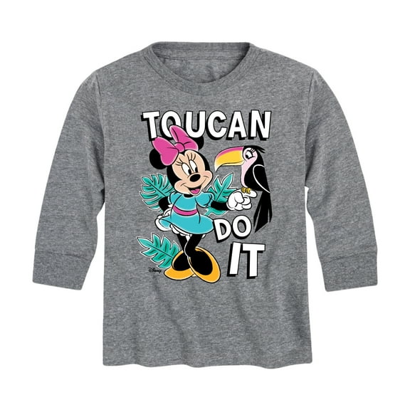 Mickey & Friends - Toucan Do It - Toddler And Youth Long Sleeve Graphic T-Shirt