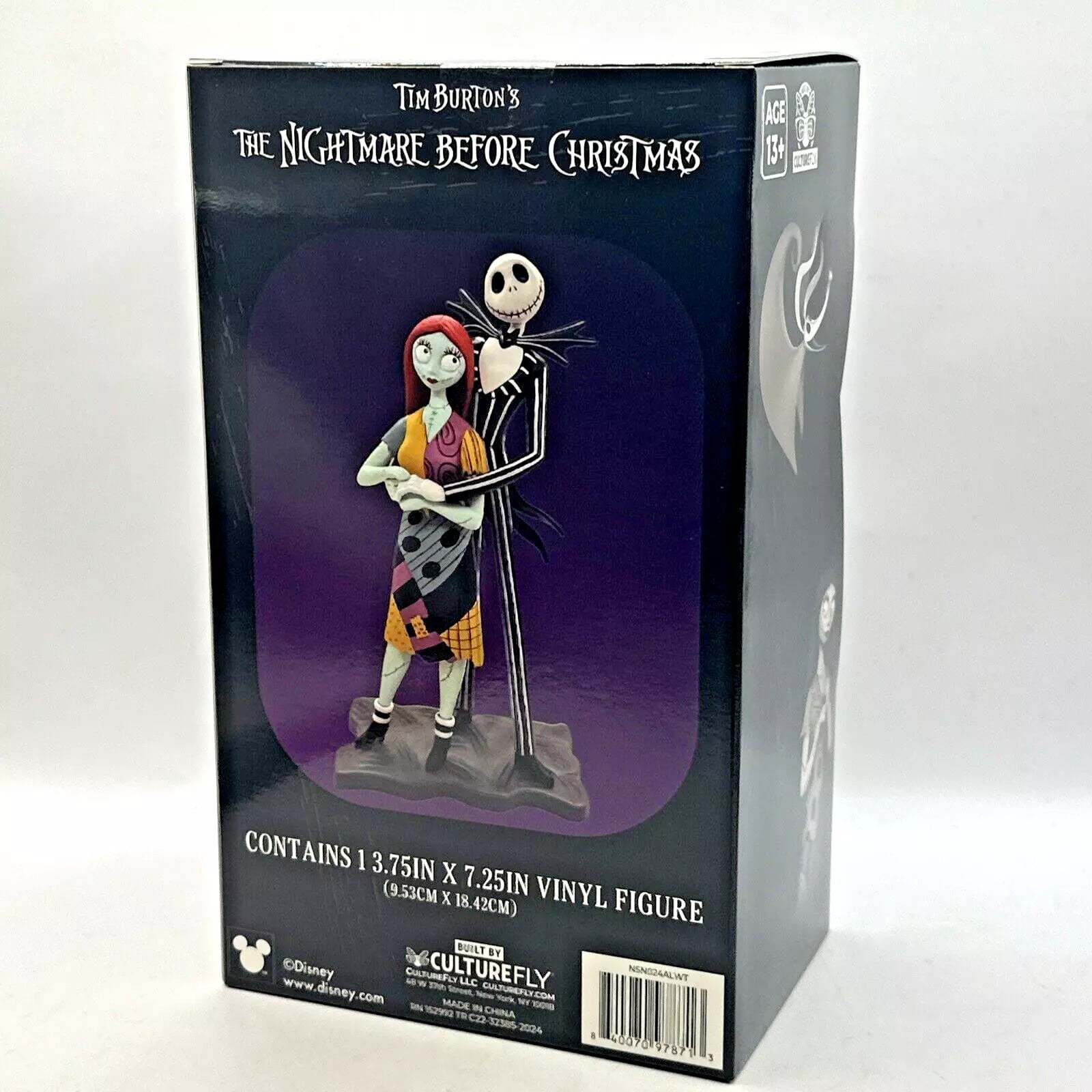 Disney Nightmare Before Christmas Jack and Sally Vinyl Figure 30th