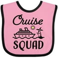thumbnail image 3 of Inktastic Cruise Squad with Vector Cruise Ship and Palm Trees Boys or Girls Baby Bib, 3 of 4