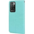 thumbnail image 6 of for Xiaomi Redmi Note 11 4G (Not 5G) Wallet Case for Women, Rose Flower Cover with Credit Card Holder Cash Pockets [Wrist Strap] Flip Phone Case for Xiaomi Redmi 11 RS Green, 6 of 14