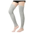 thumbnail image 4 of Kaemgyyd Leg Warmers for Ribbed Knit over the Knee Leg Warmers Long Winter Soft Thick Thigh High Footless Socks for Women, 4 of 7
