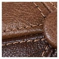 thumbnail image 5 of New Winter Genuine Leather Patchwork Baseball Caps For Men Warm Cowhide Golf Peaked Dome Hats Male Letters Adjustable ,Classic Vintage, 5 of 5