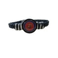 thumbnail image 4 of Marine Corps Black Braided Leather Bracelet, Eagle Globe Anchor (EGA) or Marine Seal Symbol, Officially Licensed, 4 of 7