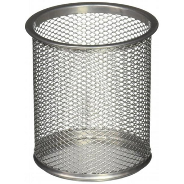 metal mesh pencil cup