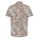 thumbnail image 4 of Blusa y camisa de manga corta con cuello vuelto para hombre, camisa informal de moda con estampado de hojas y solapa de manga corta, blusa para hombre, 4 of 4