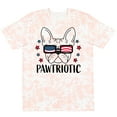 thumbnail image 3 of Inktastic Pawtriotic with French Bulldog in American Flag Sunglasses T-Shirt, 3 of 5