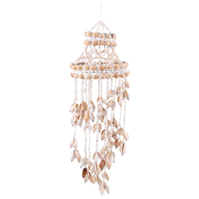 MasteelfCA Shell Wind Chime Beach Hanging Shell Bell for Home Wall Window Garden Decor Assorted Color