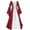 Wine, variant on Short Sleeve Dress for Women Dress Tops Womens Tops Dressy Casual Women's Vintage Celtic Medieval Floor Length Renaissance Gothic Cosplay Dress