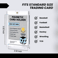 thumbnail image 5 of (Box 25) Display Zone 35pt UV Magnetic Trading Card Holder One-Touch up to 35pt Thickness, 5 of 5