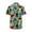 Sky Blue, variant on Boys Dinosaur Print Short Sleeve Button Down Shirt, Kids Casual Vacation Hawaiian Shirt for Outdoor Daily Sports Summer Wear(Dark Blue,6-7 Years)