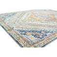 thumbnail image 4 of Bashian S236-IVNV-9X12-SR710 8 ft. 6 in. x 11 ft. 6 in. Sorrento Collection Transitional Polypropylene Power Loom Area Rug, Ivy & Navy, 4 of 5