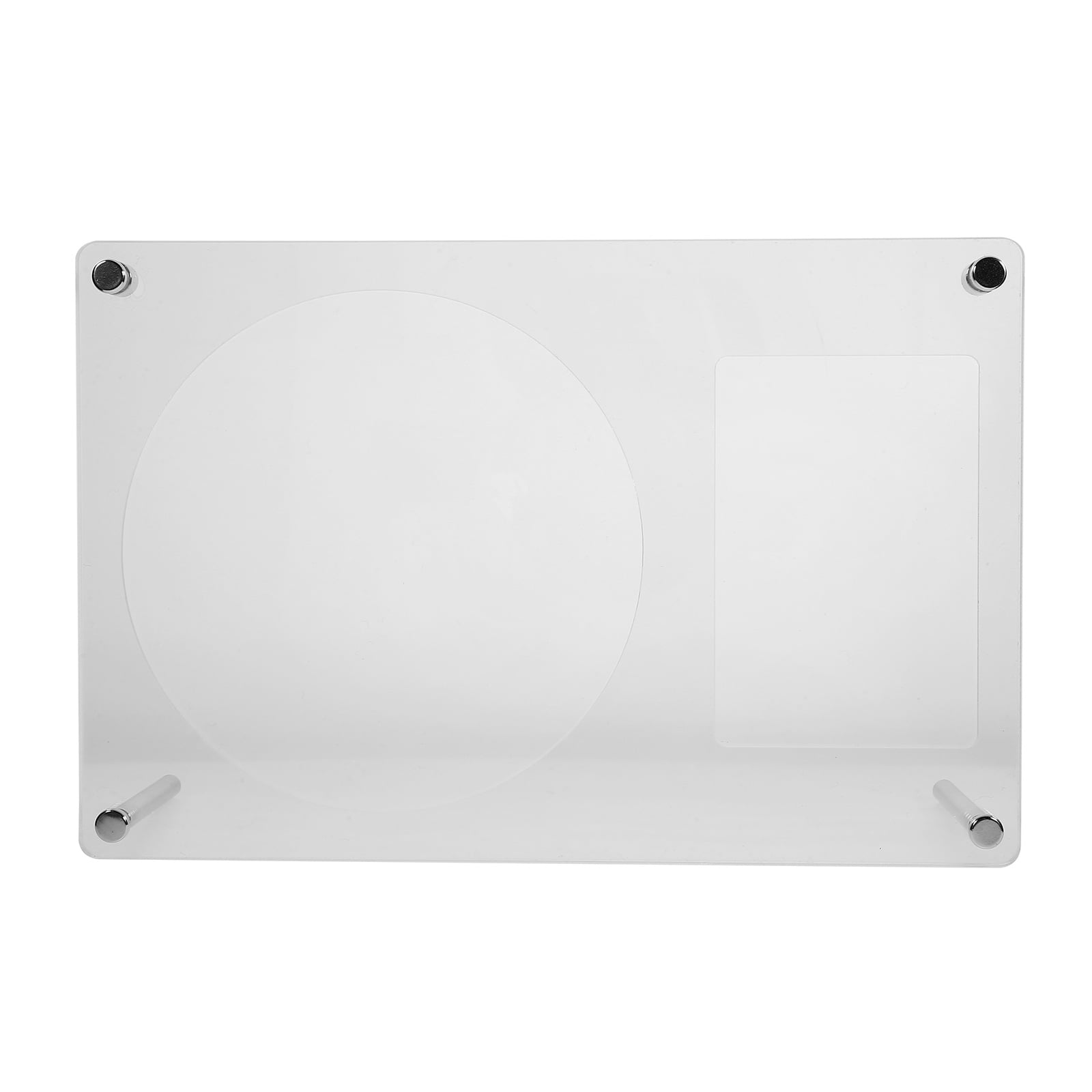 FRCOLOR Acrylic CD Stand Rack Desktop Standing CD Stand Rack Blank Photo Holder for DIY Crafting