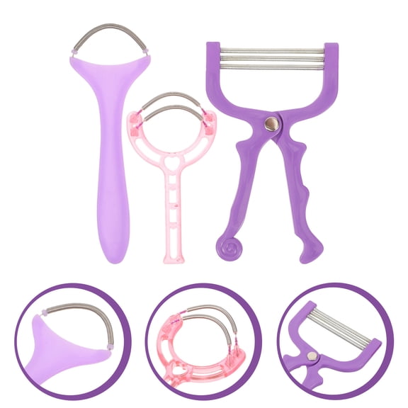 UPKOCH Spring Facial Hair Epilator Simple Design 3Pack