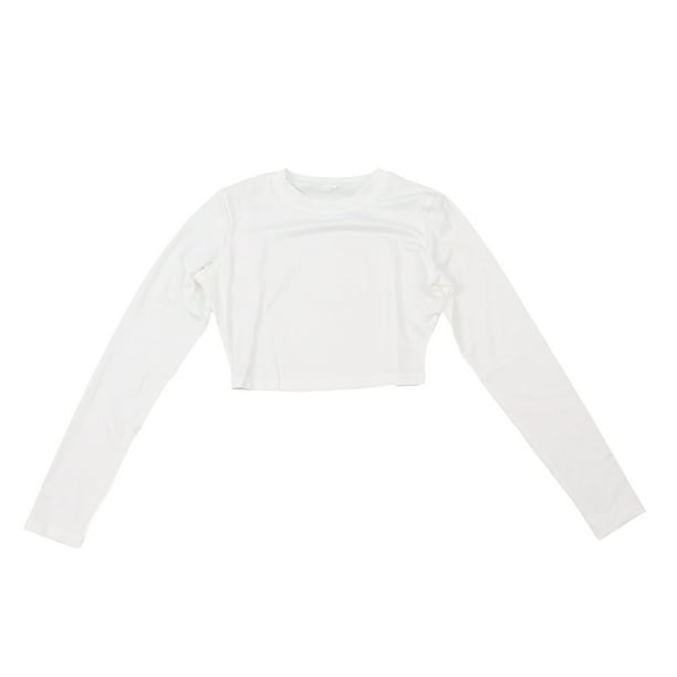 Camiseta básica ajustada de manga larga para mujer, camiseta ajustada de manga larga para mujer, camiseta ajustada de manga larga para mujer, camiseta ajustada de manga