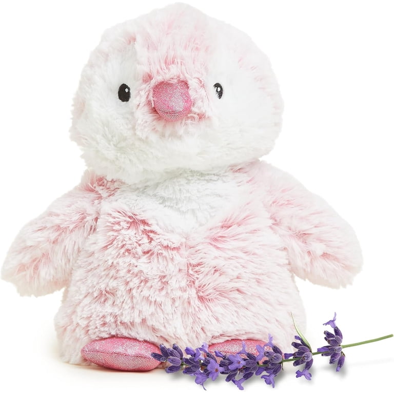 Warmies 13" Pink Penguin Heated Stuffed Animal photo 1