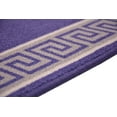 thumbnail image 4 of Custom Size Runner Rug Bordered Greek Key Meander Navy Blue Roll Runner Rug Choice of Your&nbsp;Length by feet&nbsp;Slip Resistant Latex Back Cut to Size Rug Runners Customize in USA Facility, 4 of 7