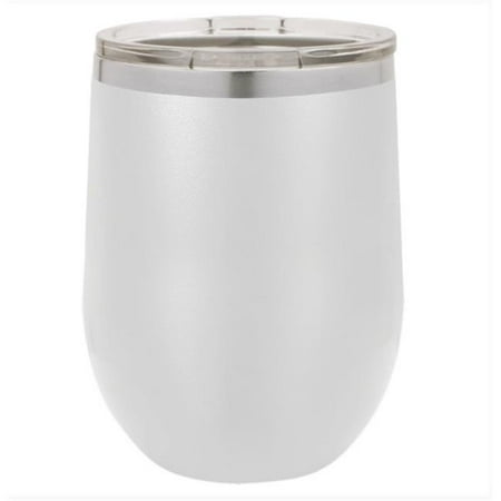 

Maxam JDLTM864 12 oz Stainless Steel Polar Camel Stemless Wine Tumbler White