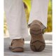 thumbnail image 3 of Atlas For Men - Sandalias de Cuero Tira Adhesiva para Hombre (Beige), 3 of 3