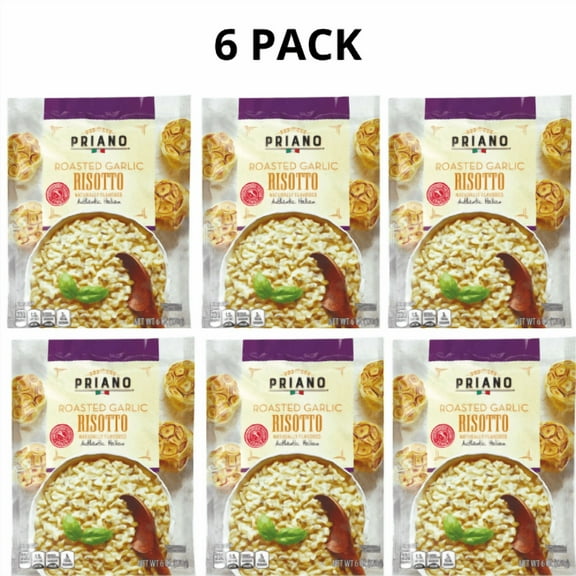 Priano Roasted Garlic Risotto, 6 oz - 6 PACK