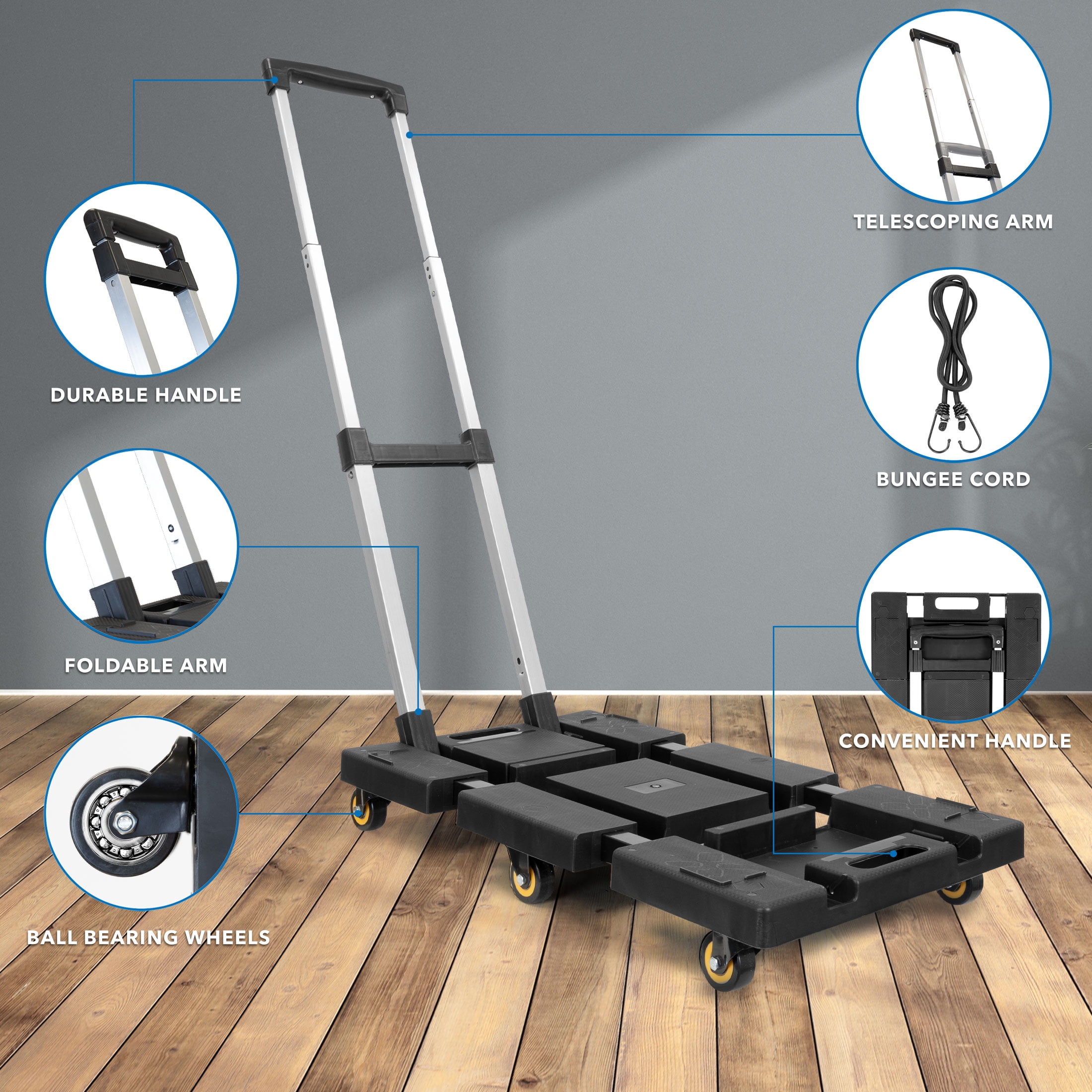 Mount-It! Folding Hand Truck Dolly