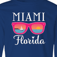 thumbnail image 4 of Inktastic Miami Florida Vacation Beach Trip Long Sleeve Youth T-Shirt, 4 of 5